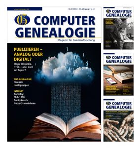 Computergenealogie GESCHENK-Abo