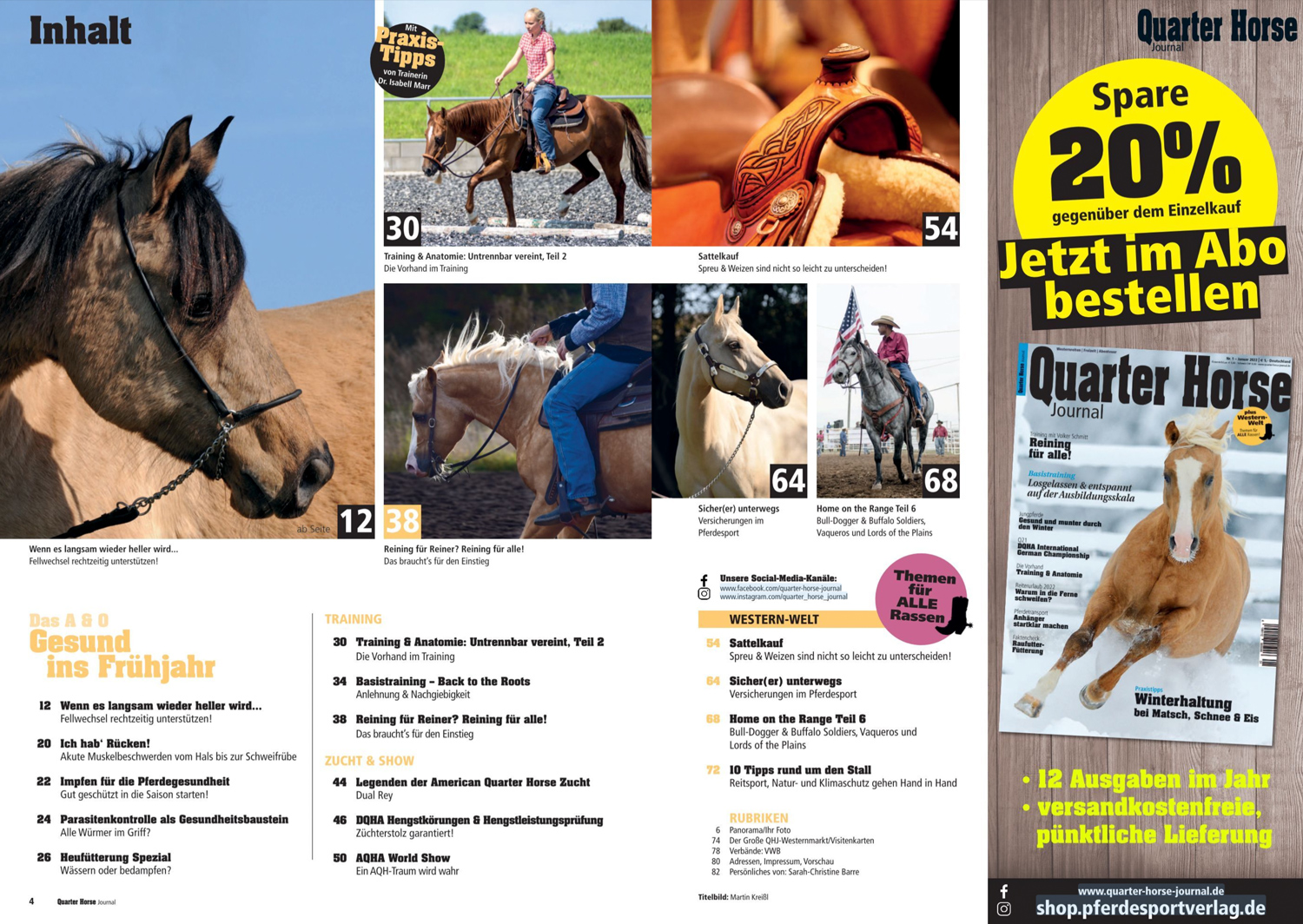 Quarter Horse Journal 02/2022 › Pferdesport Verlag Ehlers