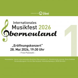 Eröffnungskonzert 28.05.2026