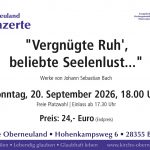 Oberneuland Konzert 20.09.2026